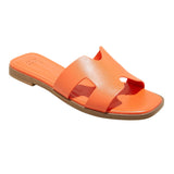 A New Day Womens Nina H-Band Slide Sandals 92244961 Orange 6.5M
