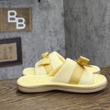 Isotoner Womens Charm Pineapple Fruit Slide Slippers F9881 Yellow L (8.5-9)