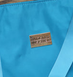 Badgley Mischka Bag Lightweight Packable Travel Tote Bag Aqua Blue One Size