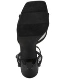 Wild Pair Womens Erynn Dress Sandals Heels 10020643600 Black Mesh 7M