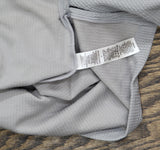 Cuddl Duds Womens Regular Soft Rib Lounge Pajama Top A696245 Grey L