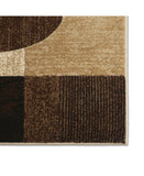 Home Dynamix Tribeca Jasmine Modern Area Rug Brown / Beige 18.9" x 31.5"