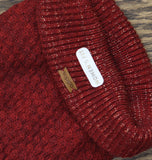 Adidas Twilight II 9" Lurex Ballie Pom Beanie 5149158 Active Maroon Red OSFA