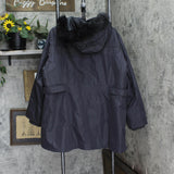 Susan Graver Plus Size Hooded Parka with Removable Vest Gray See Measurements