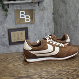 DV Dolce Vita Womens Hype Round Toe Low Top Lace Up Sneakers Chestnut Brown 8.5M
