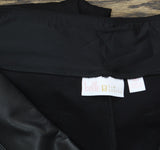 Belle By Kim Gravel Front Ponte Back Pull-On Straight Leg Pants Black 18W