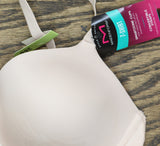 Maidenform One Fab Fit Everyday Modern Demi Underwire Bra Womens Light Pink 38B