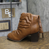 Journee Collection Women's Ruched Slouch Sequoia Boots SEQUOIA Brown 10M