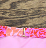 Raisins Juniors Shine on Convertible One-Shoulder Bikini Top Pink Multi S