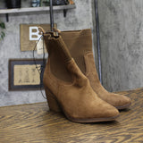 Universal Thread Womens Kinley Ankle Boots 88225769 Cognac Brown 6M