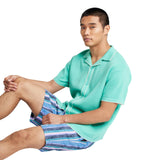 Original Use Mens Short Sleeve Polo Shirt 89621626 Turquoise Green 2XL