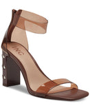 I.N.C. International Concepts Makenna Faux Leather Studded Sandals Brown 9M