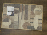 Home Dynamix Tribeca Jasmine Modern Area Rug Brown / Beige 18.9" x 31.5"