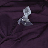 Calvin Klein Womens 3/4 Top with Button Detail M1VH0041-500 Aubergine Purple XS