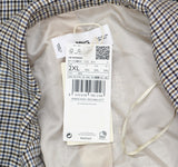 Mango Womens Double-Breasted Check Blazer Coat Jacket Charlotte Brown Multi 2XL