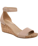 Naturalizer Areda Ankle Strap Wedge Sandals G1779S7 Vintage Mauve Pink 9W
