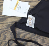 Becca Womens Standard Castaway Halter Bikini Top 893157 Black S