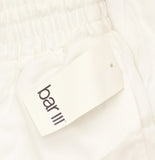 Bar III Womens Cotton Drawstring Wide-Leg Pants 100124264 Bright White XS