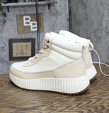 Universal Thread Womens Shyla Platform Hiker Boots 91308329 Cream Off White 10M