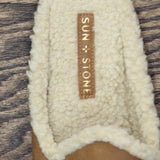 Sun + Stone Womens Ninna Mules Amputee Replacement Right Shoe Only Brown 6M