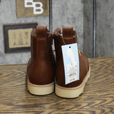Cat & Jack Boys Lace Up Bosley Boots 88435812 Cognac Brown 4