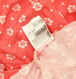 Charter Club Floral Print Elastic Waist Pajama Pants Pink L