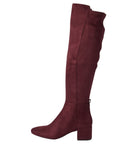 Michael Michael Kors Heels Braden Over the Knee Riding Boots Merlot Purple 7M