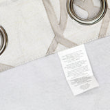 Eclipse Grommet Top 100% Blackout Single Curtain Panel Taupe Brown 50x108