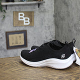 S Sport By Skechers Resse 2.0 Elastic Gore Sneakers 89261300 Black 6.5M