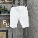 DG2 Womens Classic Stretch Pull-On Bermuda Short 724451 White PM