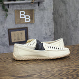 Baretraps Bridget Slip-On Boat Shoes Leather OR10026 Off White 9.5M
