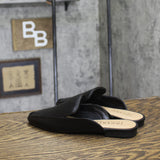 Journee Collection Womens Akza Mule Flats AKZA-FLATS Black 7.5M
