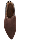 Journee Collection Womens Comfort Foam Consuello Booties Faux Suede Brown 8W