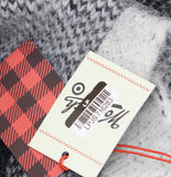 Woolrich X TGT Check Relaxed Button-Down V-Neck Cardigan Sweater Black / White M
