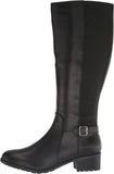 Easy Spirit Women's Chaza Tall Knee High Boots SECHAZA-WC Black Leather 8W-WC