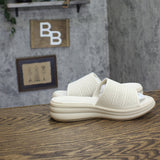 Clarks Drift Twist Wedge Slide Sandals 26181604 Cream Off White 8M