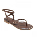 Universal Thread Womens Nikki Studded Thong Sandals 89998544 Brown 9.5M