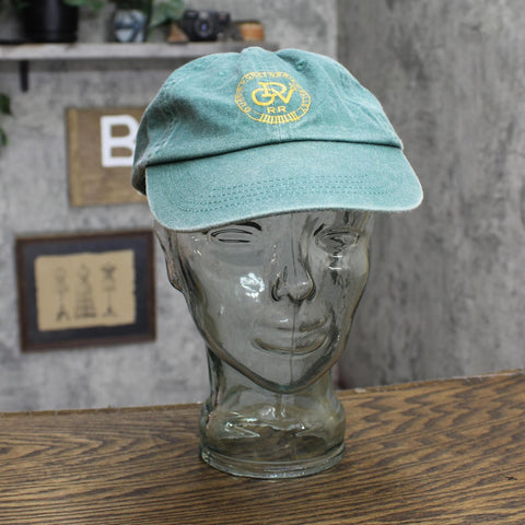 Anvil Mens Buckle Vintage Mountain Rail RGV RR Baseball Hat Cap Washed Green OS