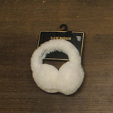 Steve Madden Womens Earmuffs Faux Fur Cozy Fuzzy SMA-5641 Ivory Off White