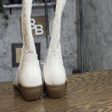 Wild Fable Kenzi Western Boots with Memory Foam Insole Ivory Off White 8.5M