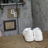 White Mountain Upright Woven Knit Slip-On Cushion Insole Tennis Sneaker White 6M