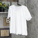 Knox Rose Women's Short Sleeve Eyelet Top 78442396