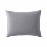 Vera Wang Waffle Pique Duvet Cover Set Cotton 3-Piece Pewter Gray King