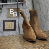 Universal Thread Womens Kinley Ankle Boots 88225769 Cognac Brown 6M