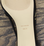 Michael Michael Kors Kasia Leather Kitten Pump Pointed Toe 40R6KAMP2L Black 9.5M