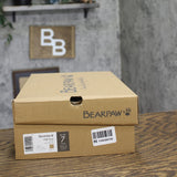 Bearpaw Leather Platform Buckle Strappy Open Toe Sandals Iced Coffee Brown 7M