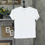 Converse Big Girls "Love Me Lots" Valentine T‑Shirt Tee 4CH202E White M