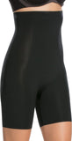 Spanx Women Shapewear Thinstincts 1.0 Mid-Thigh Shaping Shorts Very Black XS