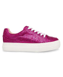 Betsey Johnson Women's Sidny Sneakers Women's Shoes SB-SIDNY Fuschia Pink 6M