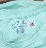 Polo Ralph Lauren Knit Crewneck Cotton Classic Fit Jersey Pocket T-Shirt Green S
